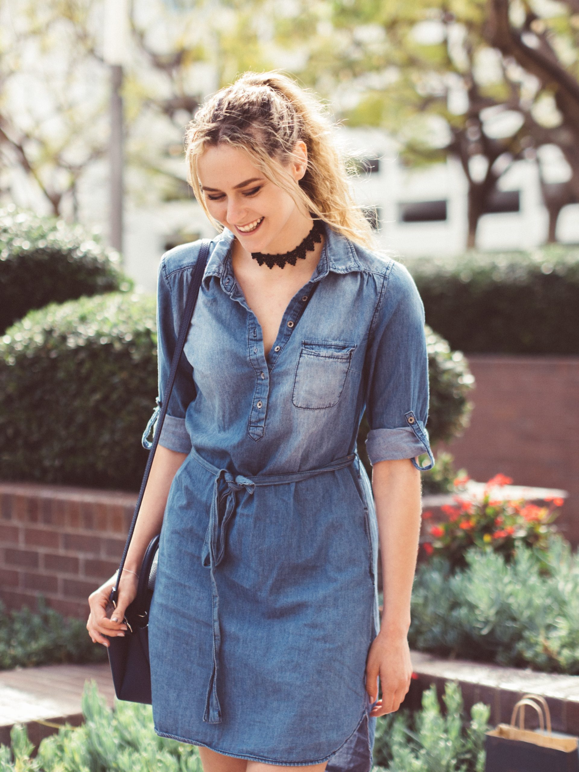 denim dress