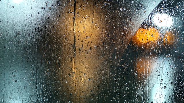 Wet glass